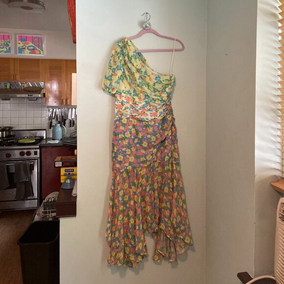 Amur Floral Cocktail Dress- Silk - Picture 3 of 8